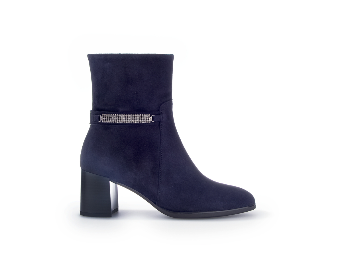 Gabor navy shop ankle boots