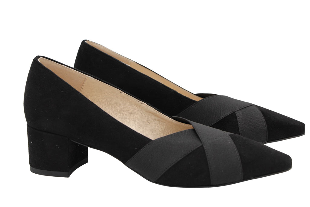 Fabucci-black-suede---leather-block--heel-court-shoe