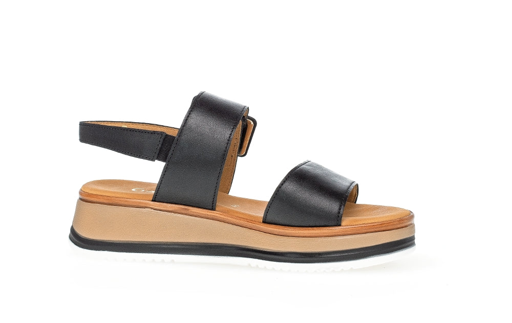Gabor-black-leather-wedge-sandal-4274457