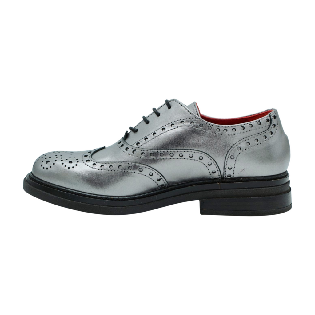 MARCO MOREO Pewter Leather Brogue G1240