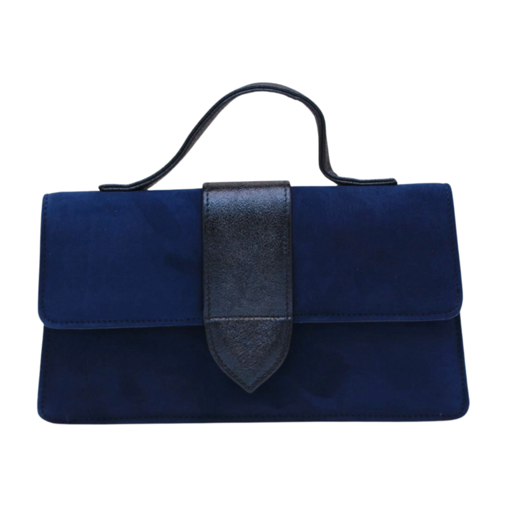 MARIAN-NAVY--SUEDE-HANDBAG-1