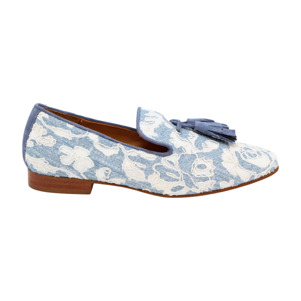 Pedro-Miralles-Blue-And-White-Embossed-Loafer-with-Tassels-3668