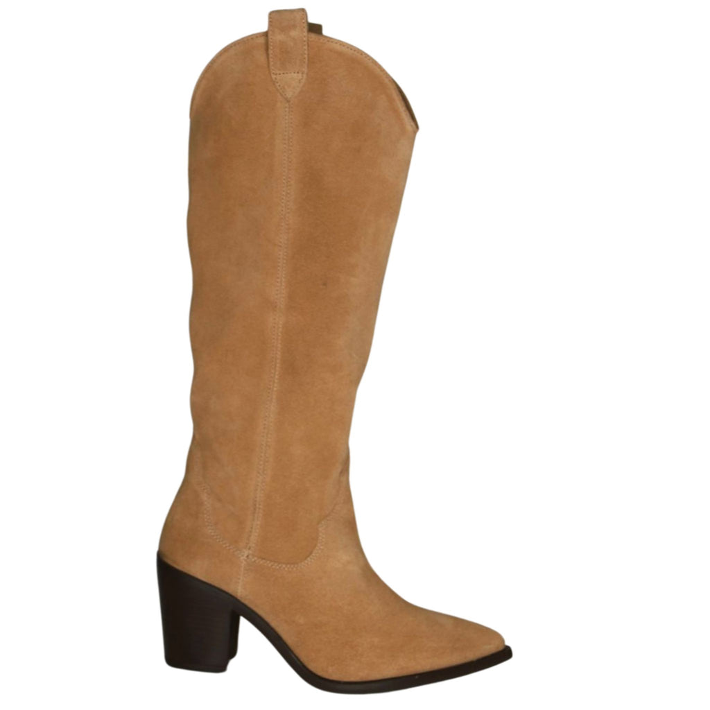 UNISA--CAMEL--SUEDE--KNEE--HIGH-BOOT--MAYER