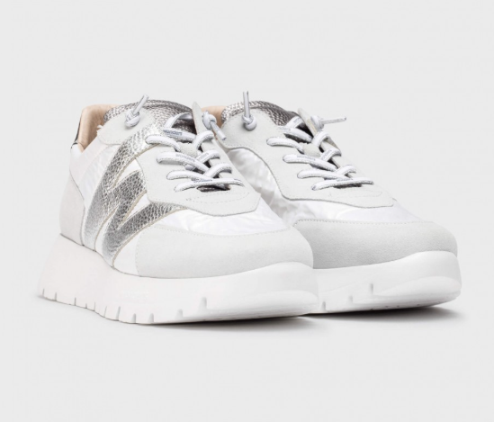 WONDERS-WHITE-SILVER-OSLO-TRAINER-A-2464