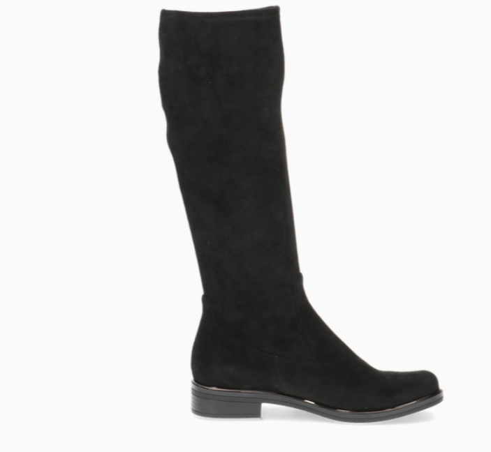 caprice-blACK-STRETCH-SUEDETTE-KNEE-BOOT