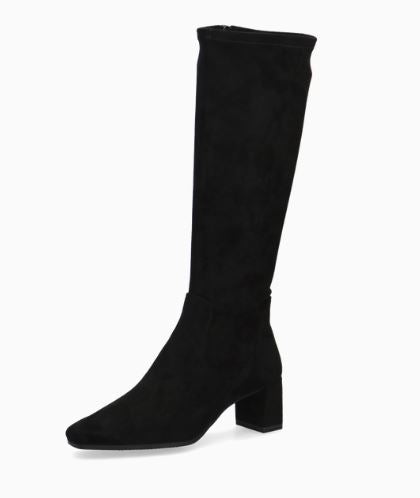 caprice-black-suede-stretch-knee-boot_