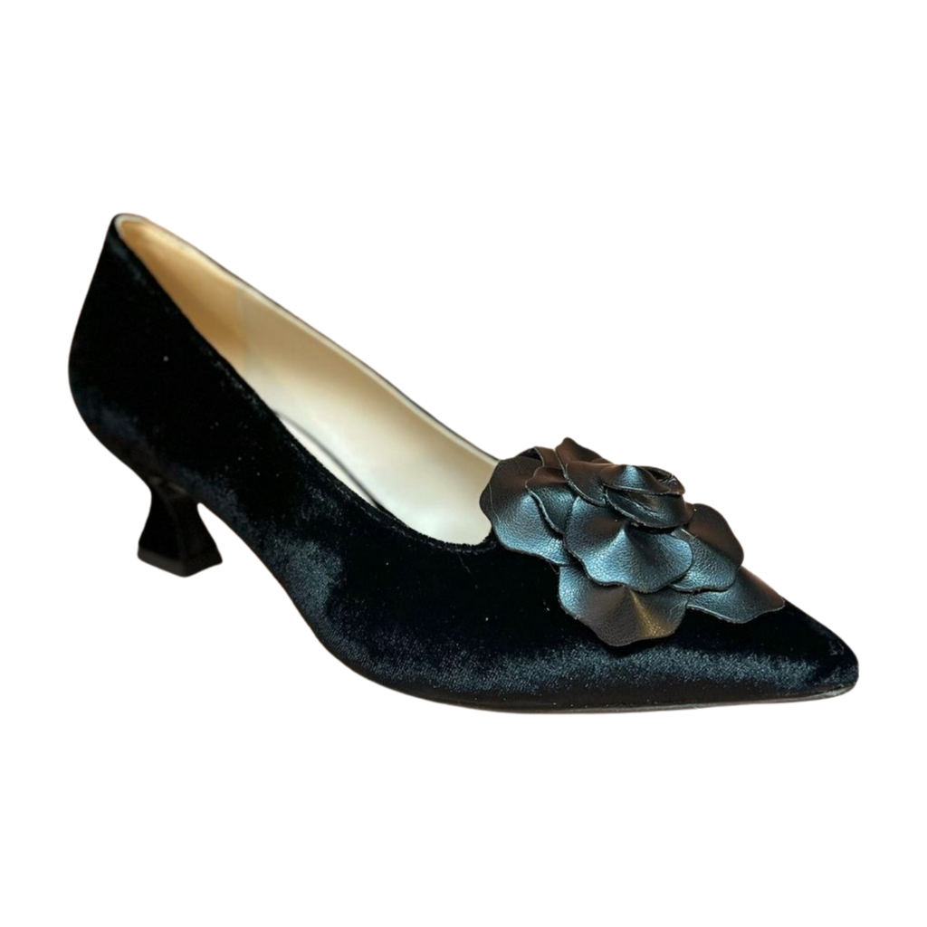 marian-black-velevt-kitten-heel-shoe