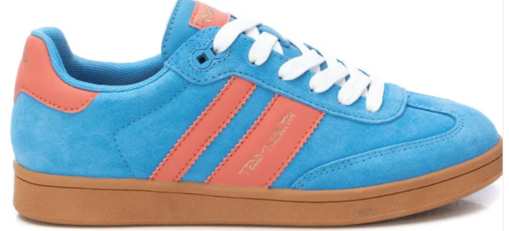 teddy-smith-turquoise-orange-trainer